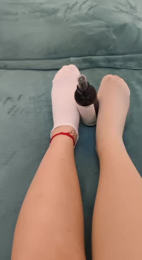 厚肉丝 光腿神器 花边袜 水瓶 淫语 秀足 倒计时 模拟足交