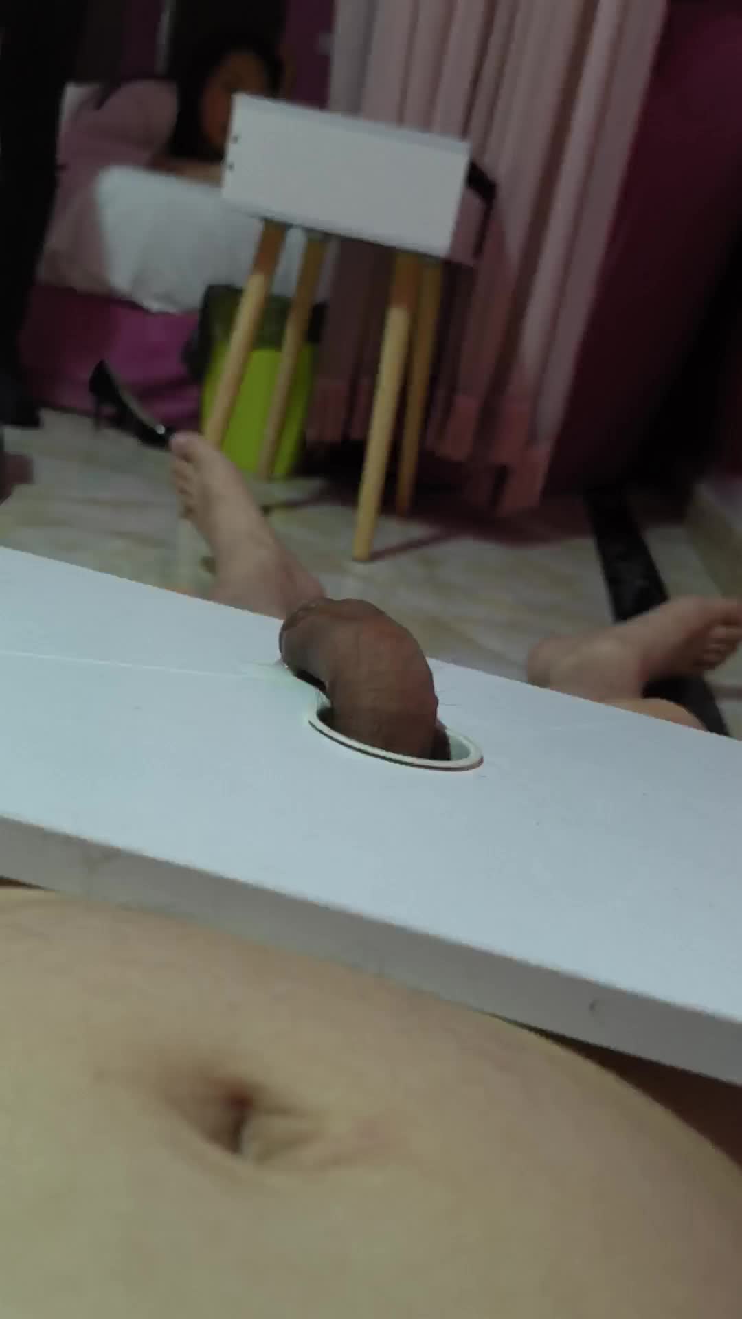 长靴 隔板 踩踏 鞋交