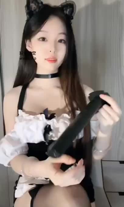 猫耳 女仆装 黑丝 裸足 羞辱 撸管指挥 模拟撸管 倒计时 盯